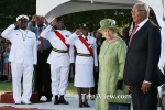 Queen lays wreath at Memorial Park